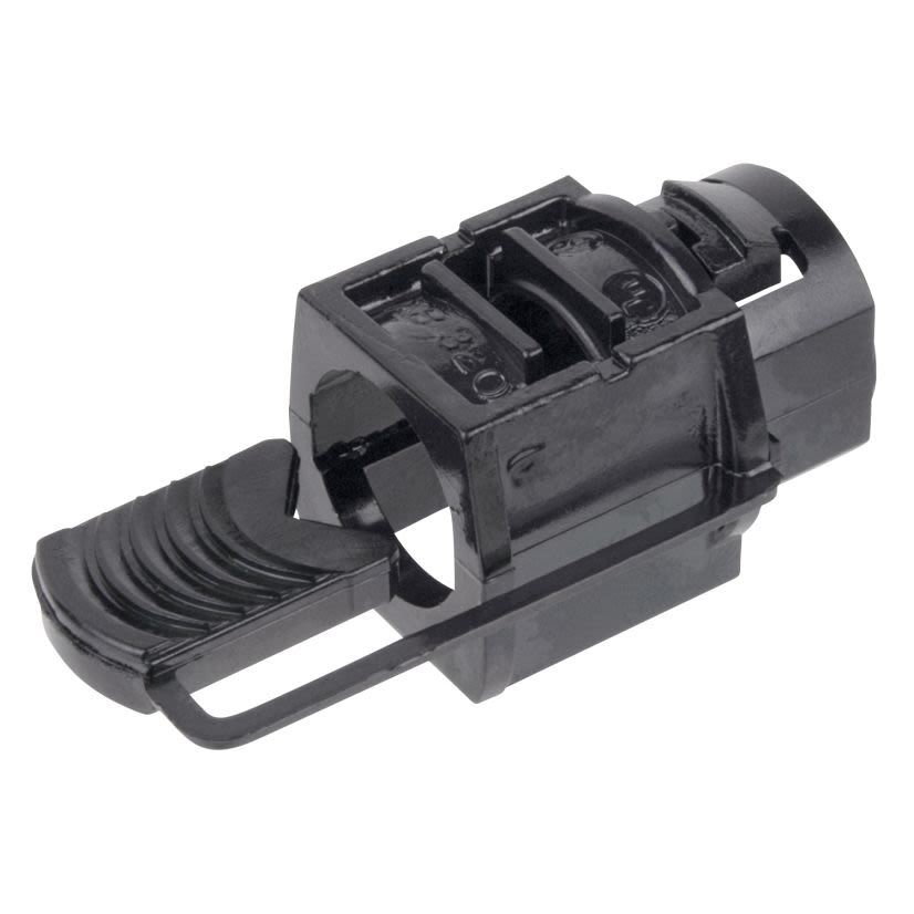 RACO 3203 Insulated Squeeze Conduit Connector, 3/4 in Trade, 0.822 in Cable Openings, For Use With Armored Cable, Malleable Iron, Electro-Plated Zinc